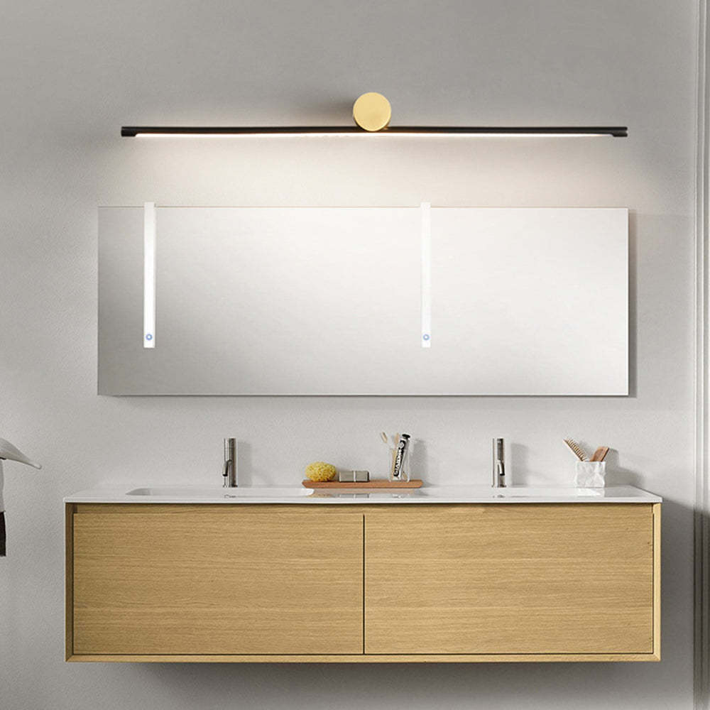 Leigh Minimalist Wall Lamp above Bathroom Vanity