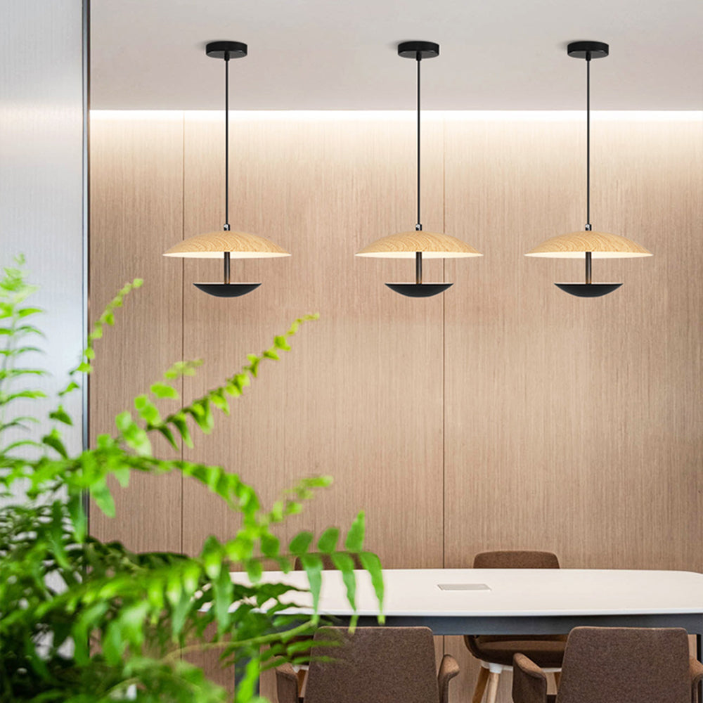 Carins Nordic LED pendant lights over a dining table