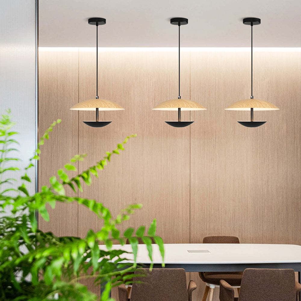 Carins Nordic LED pendant lights over a dining table