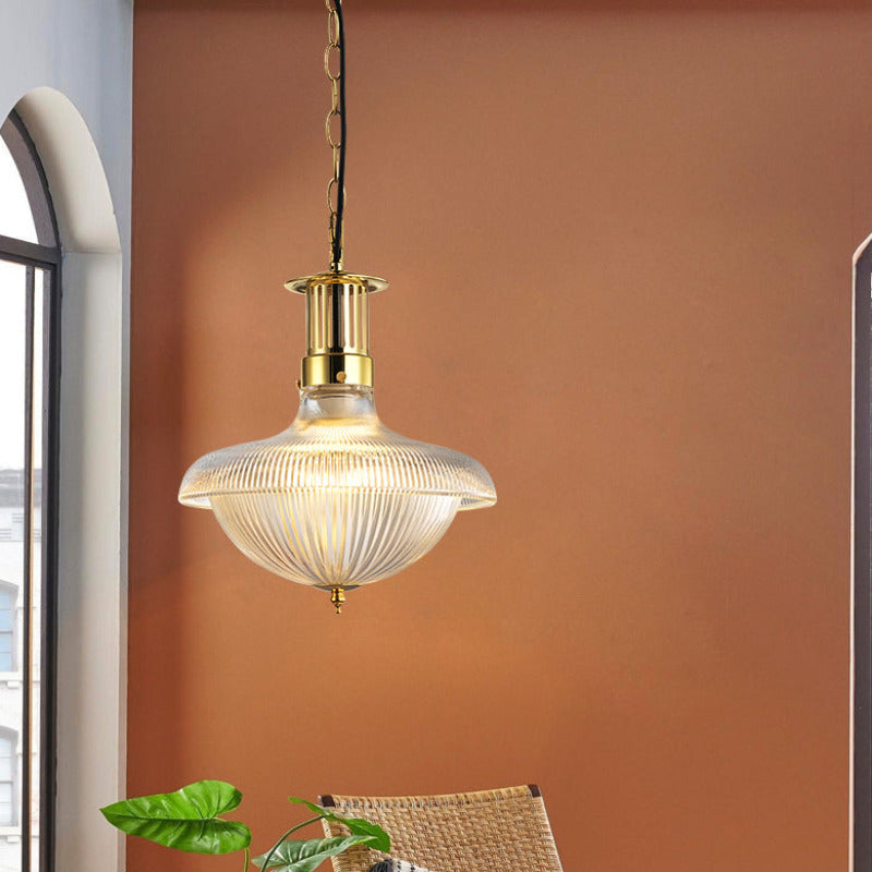 Alessio Vintage Glass Pendant Light, Kitchen Lighting