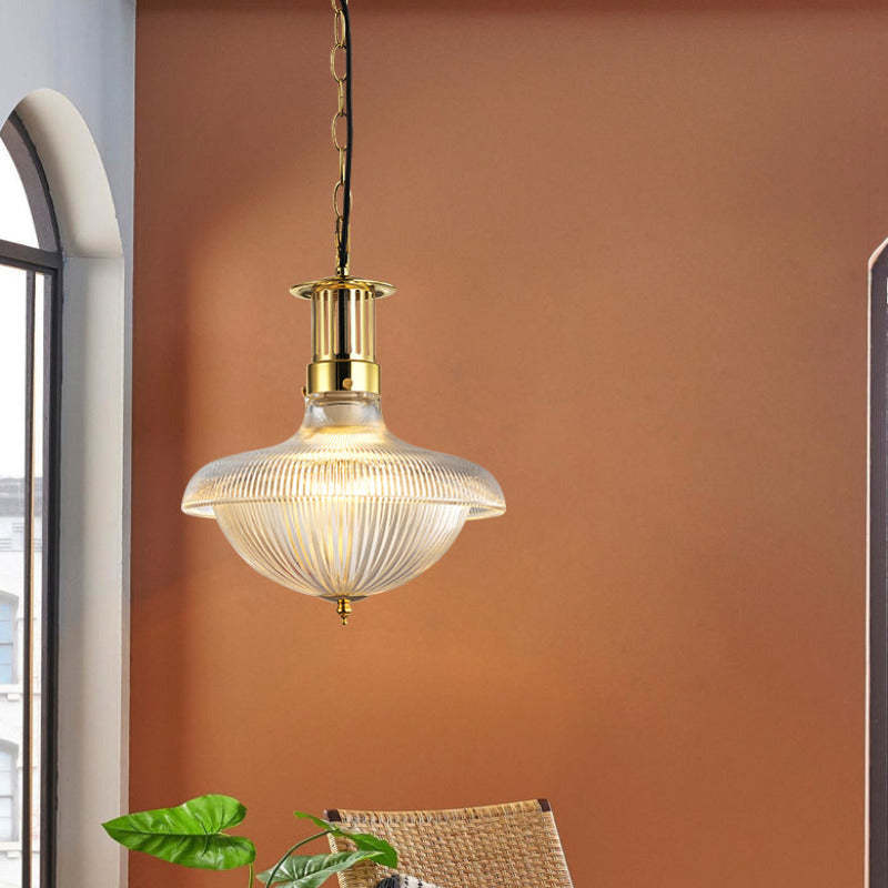 Alessio Vintage Glass Pendant Light, Kitchen Lighting