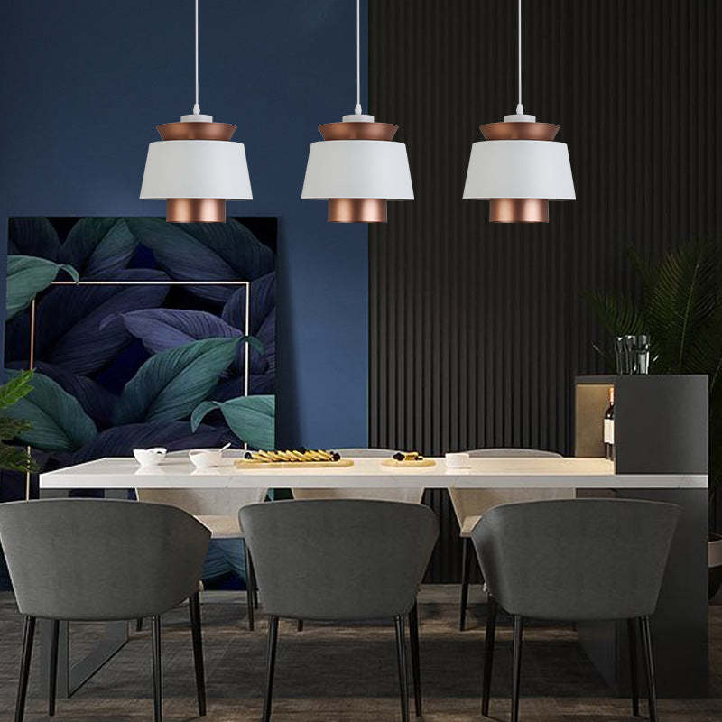 Hailie Nordic pendant lights over dining table