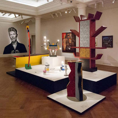 Morandi style lamps exhibition, artistic lighting solutions.