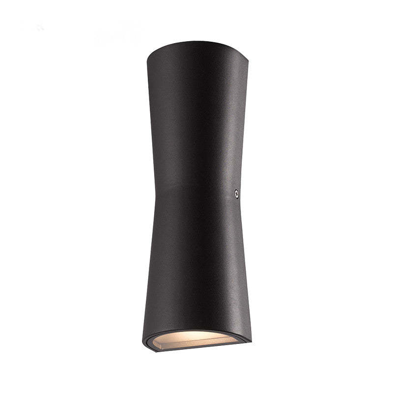 Orr Minimalist Torch LED Outdoor Wall Lamp in Black