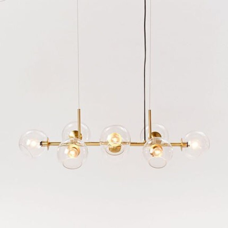 Valentina Modern Glass Globe Bubble Pendant Light Living Room