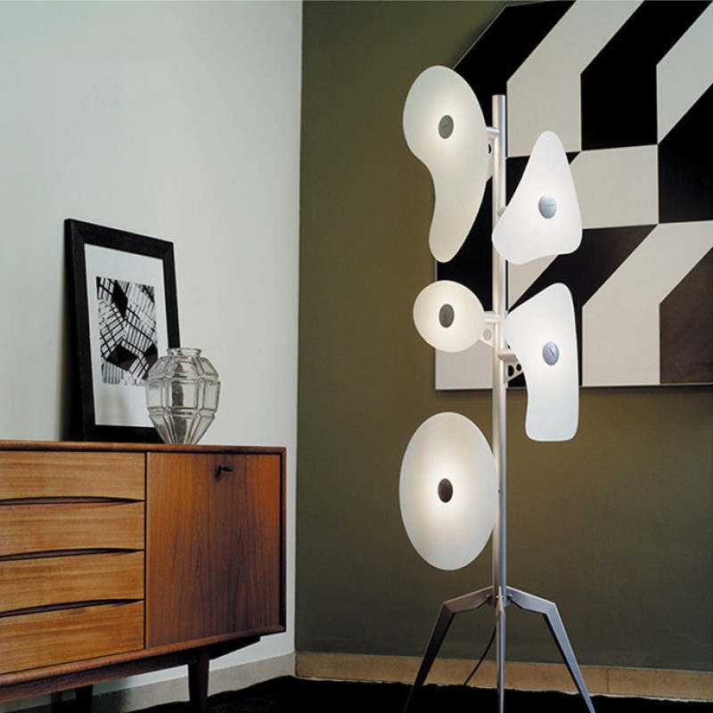 Morandi Floor Lamp in Living Room - Modern Lighting Design