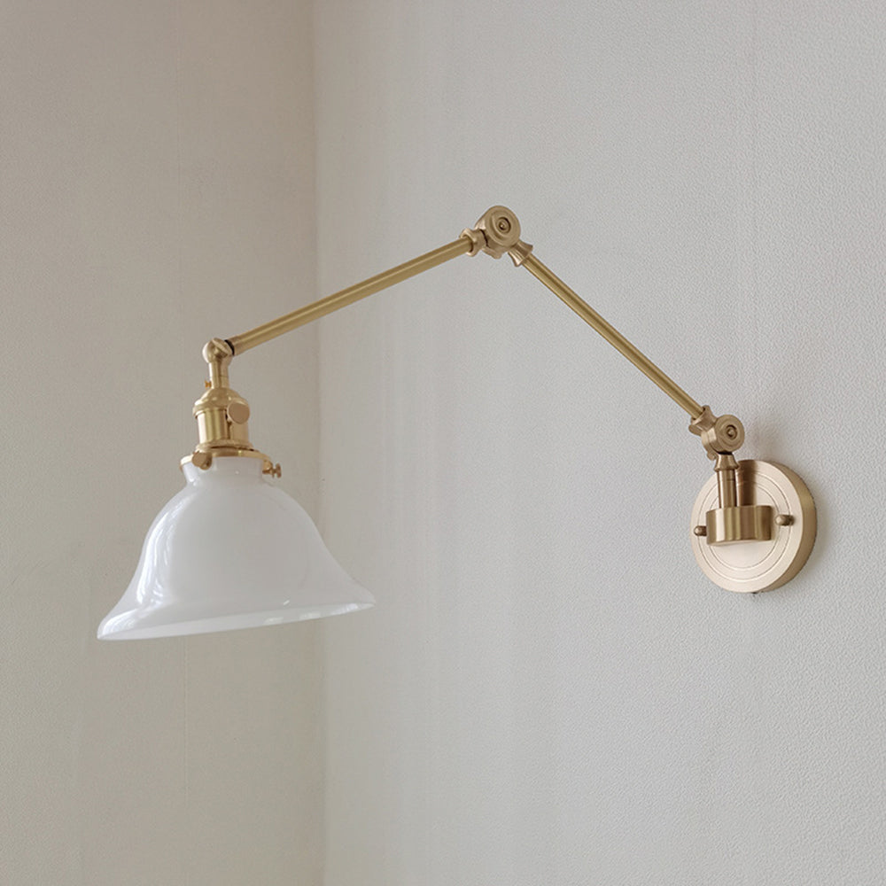 Brady vintage metal foldable wall lamp Brady Vintage Foldable Metal Wall Lamp