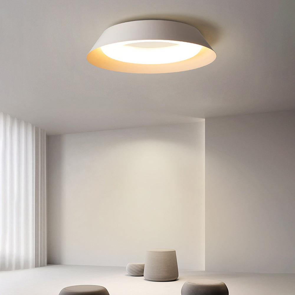 Quinn Nordic Bowl Metal Acrylic Flush Mount Ceiling Light