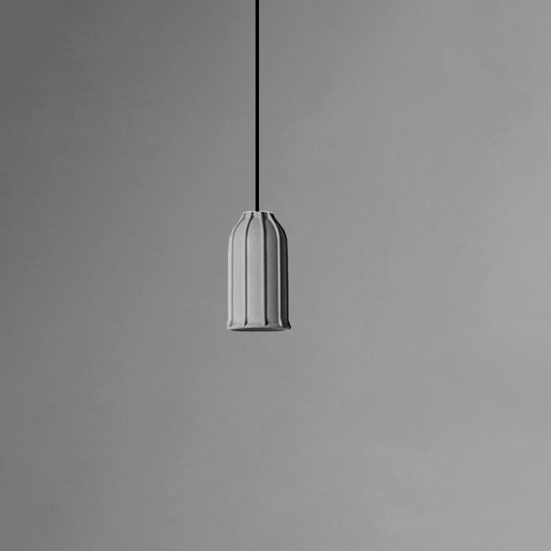 Byers Industrial Pendant Light, Cement Shade