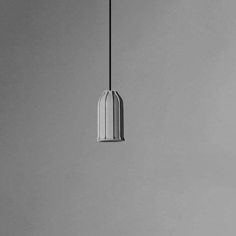 Byers Industrial Pendant Light, Cement Shade