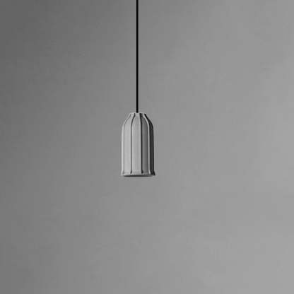 Byers Industrial Pendant Light, Cement Shade
