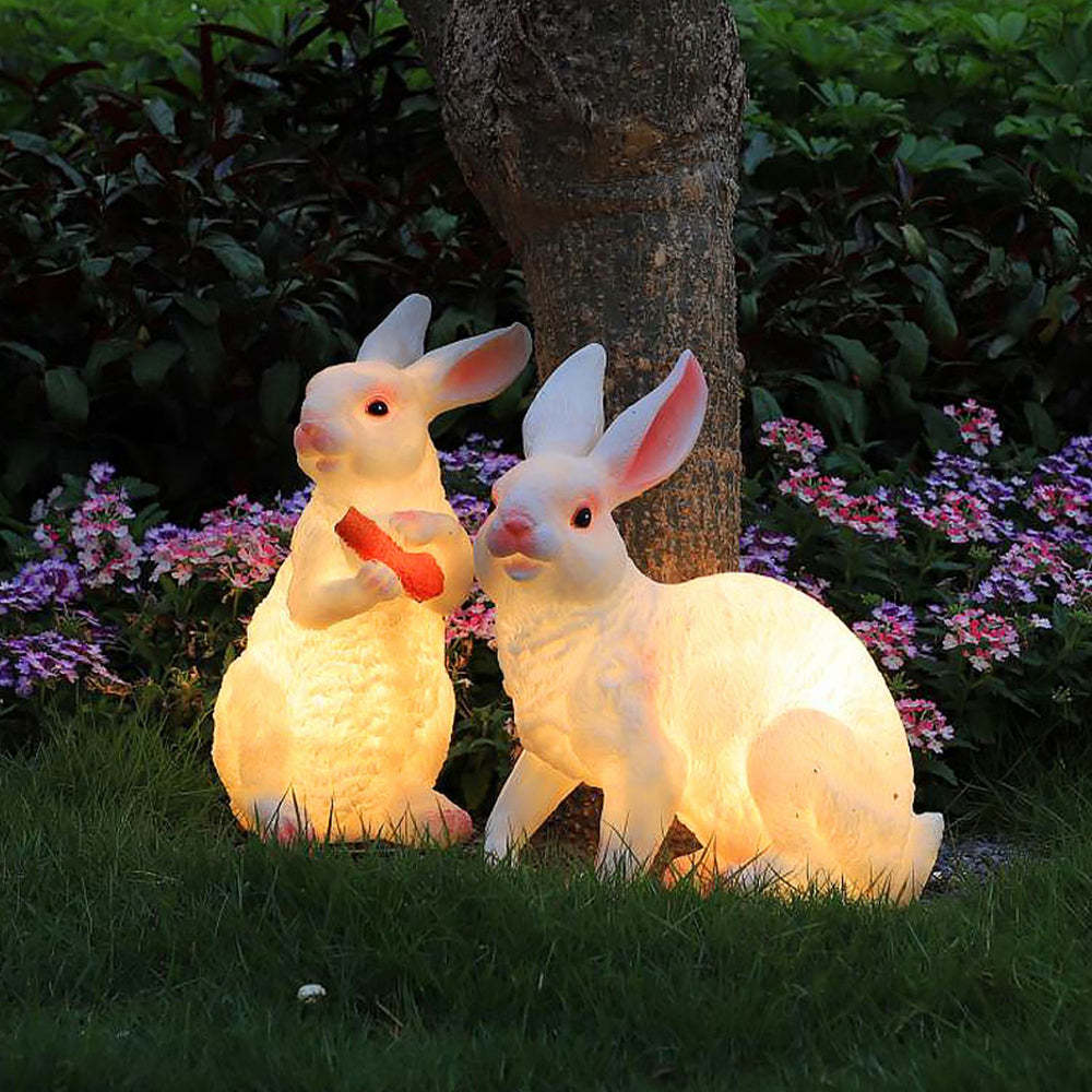 Rabbit LED Floor Lamp: Whimsical Outdoor Decor