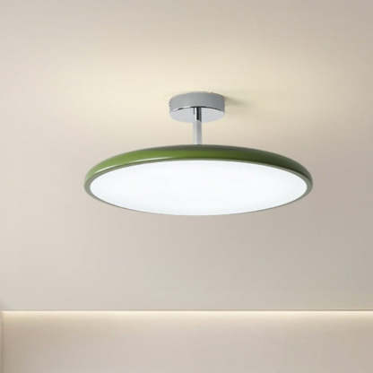 Green Valentina Flush Mount Ceiling Light, Bedroom Lighting