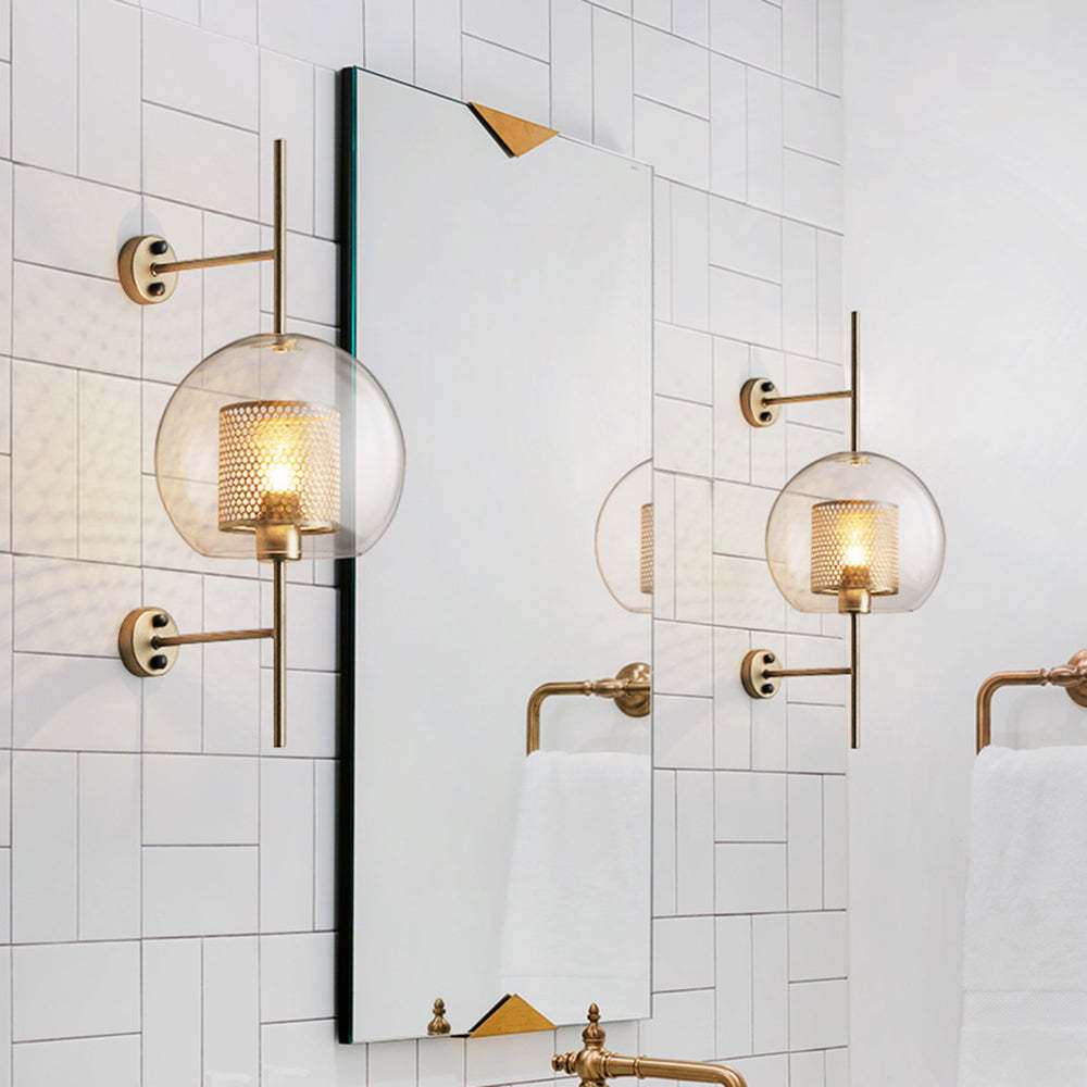 Oneal Industrial Wall Lamp in Bathroom