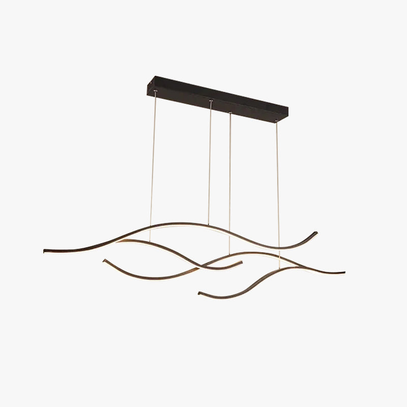 Louise Pendant Light Multi-Curved Metal