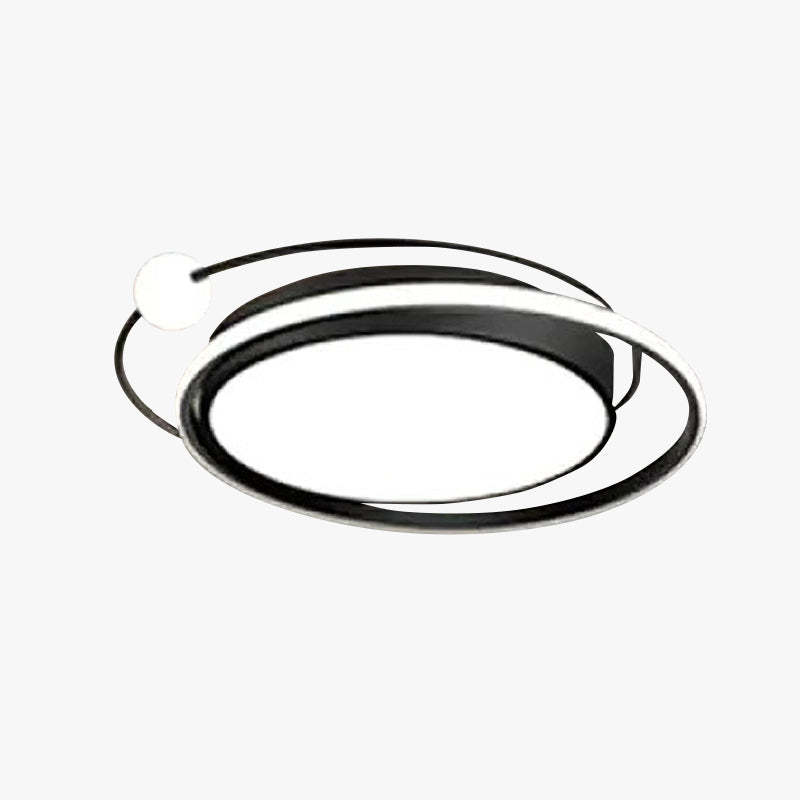 Lacey Modern Multi Orbit Flush Mount Ceiling Light
