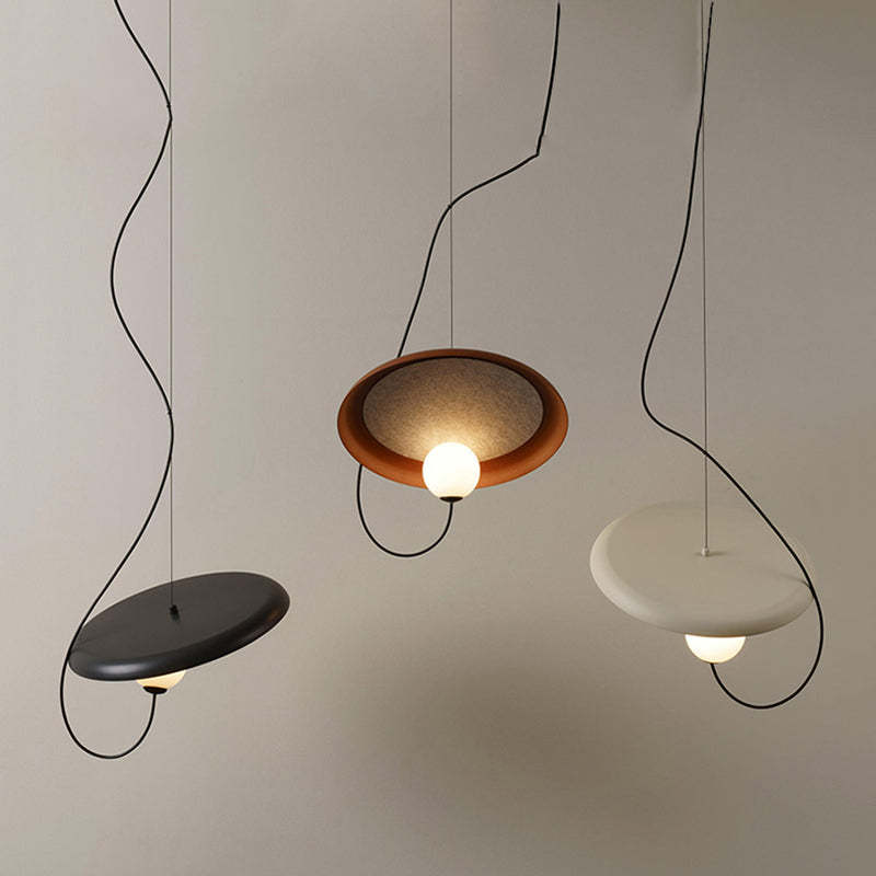 Las Sola Avi Pendant Lights: Black, Copper, White