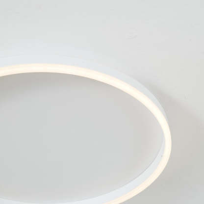 White Arisha LED Ring Light - Modern Flush Mount Lighting