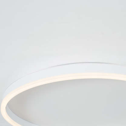 Arisha white LED ring light, modern ceiling fixture
