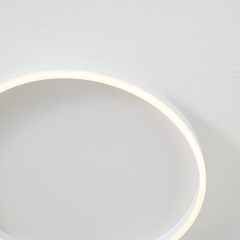 White Arisha LED Ring Ceiling Light