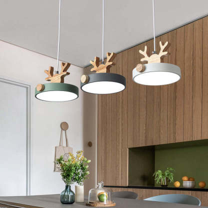 Morandi Deer Pendant Lights - Nordic Style Chandelier