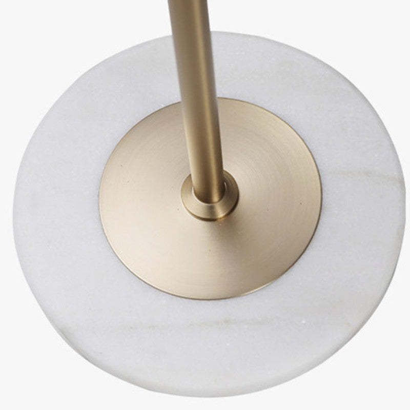 Valentina floor lamp base - gold metal and marble.