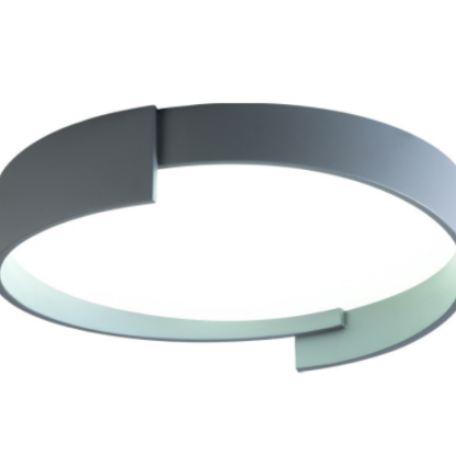 Quinn Round Flush Mount Ceiling Light, double-layered design