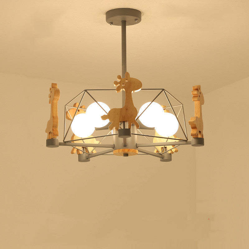Giraffe LED Flush Mount Light - Kids Room Lighting