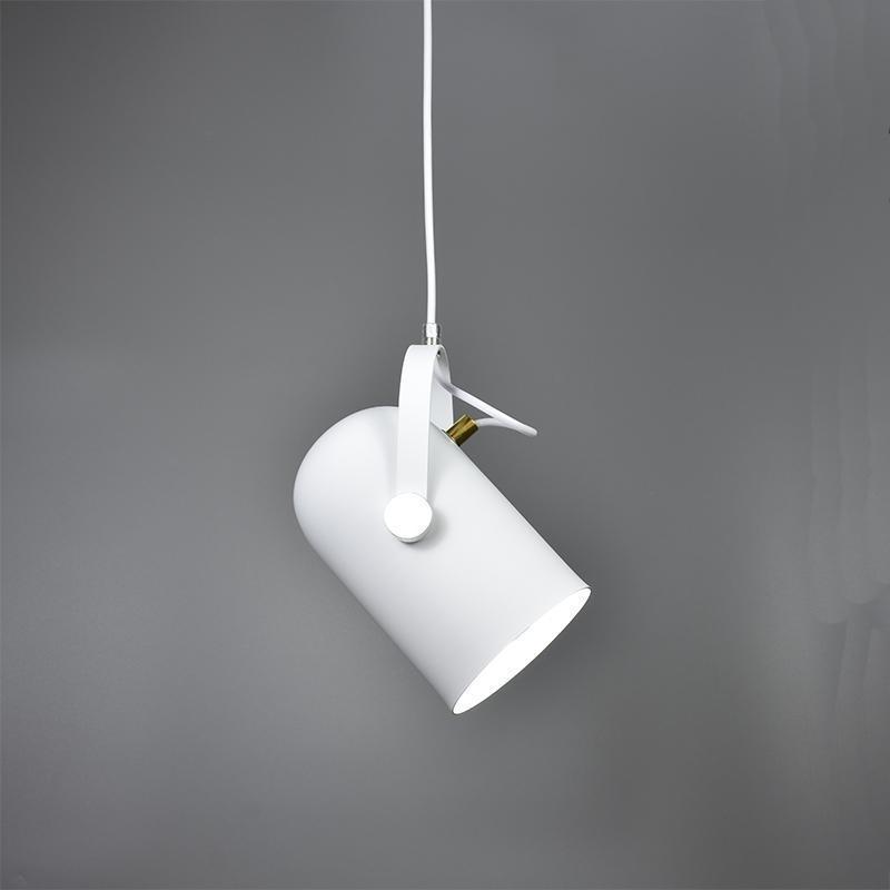 White Morandi Style Pendant Light - Adjustable Angle