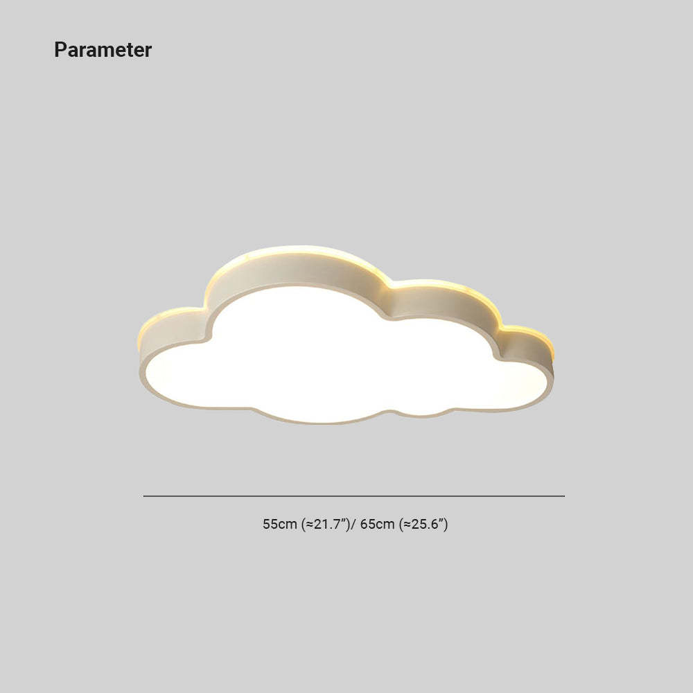 Cloud ceiling light dimensions, modern flush mount
