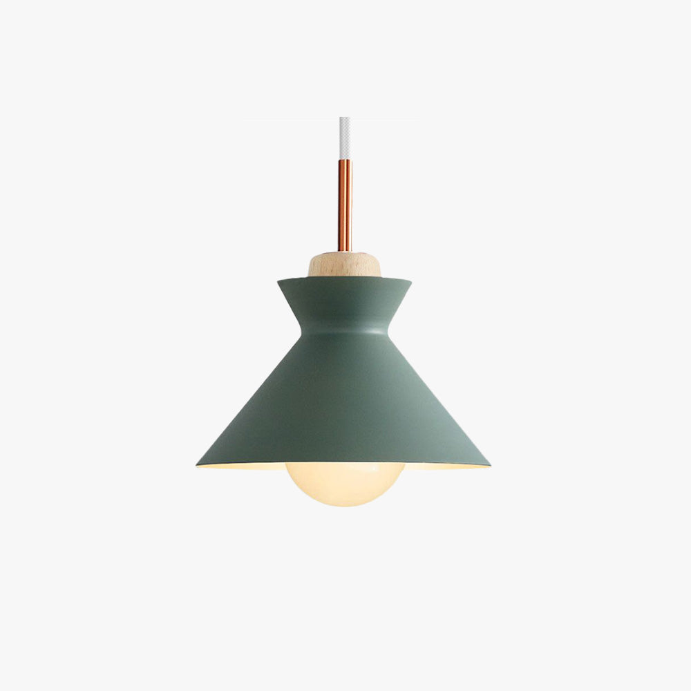 Green Morandi pendant light for kitchen island