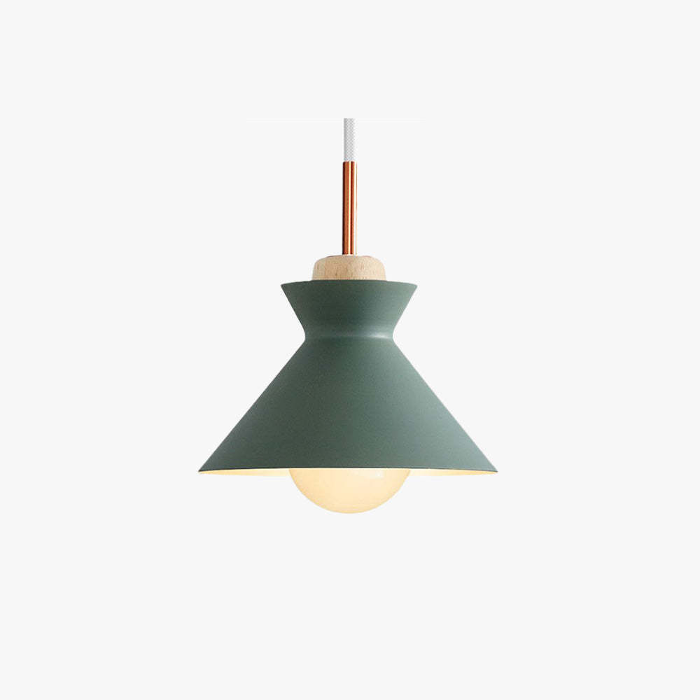 Green Morandi pendant light for kitchen island