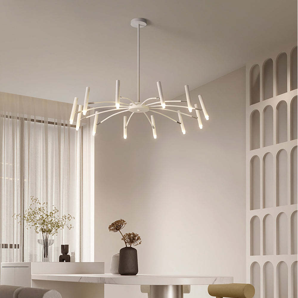 Evette modern chandelier in dining room