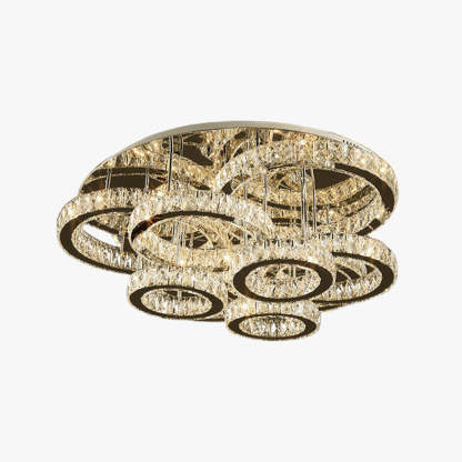 Kristy Modern Multi Ring Crystal Pendant Light
