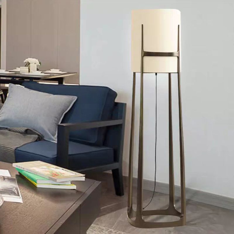 Eryn fabric floor lamp, modern living room lighting