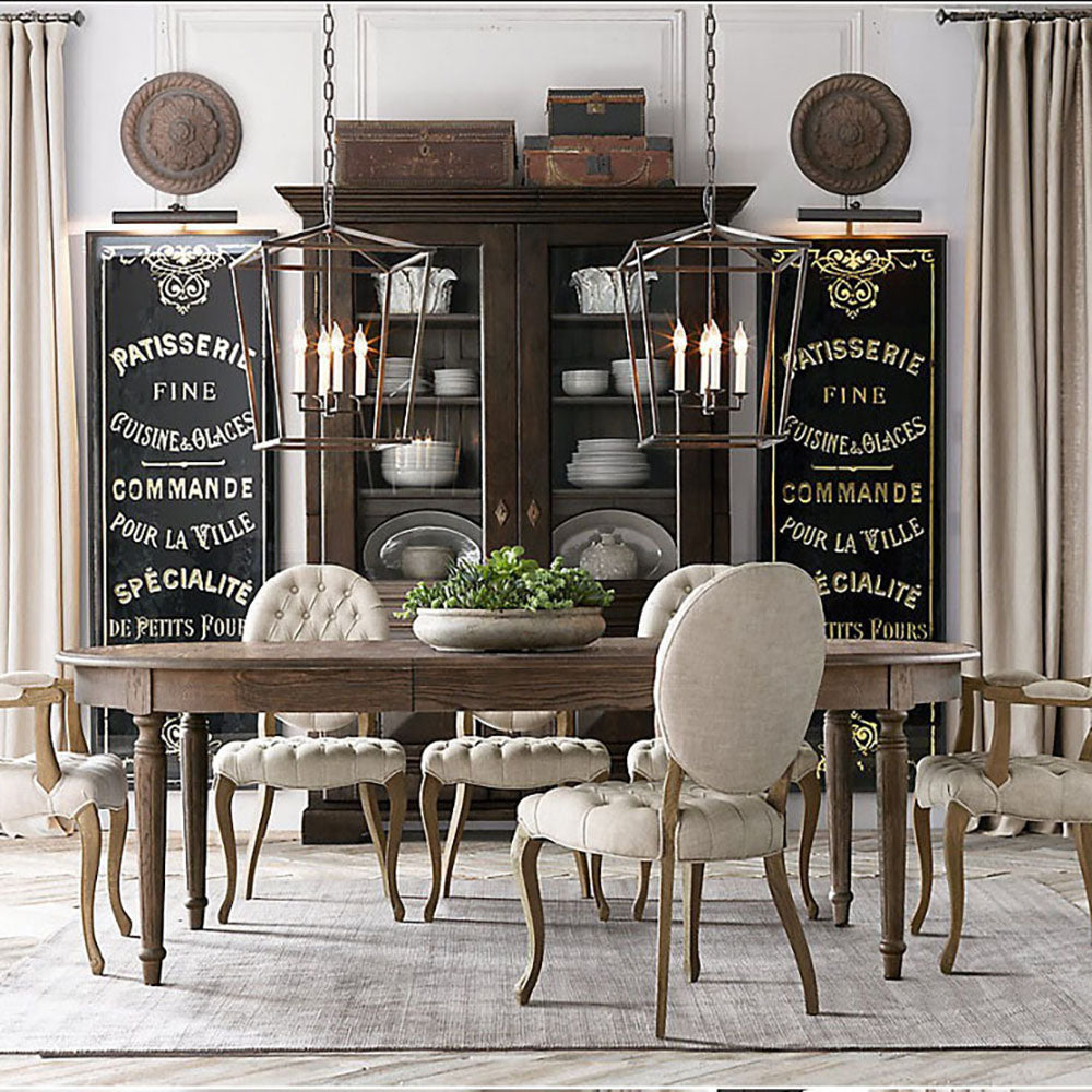 Alessio Pendant Light in Brass Metal Dining Room