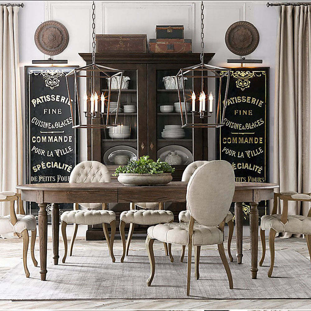 Alessio Pendant Light in Brass Metal Dining Room