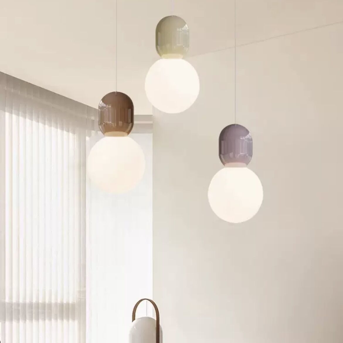 Hailie Modern Pendant Lights in Various Colors