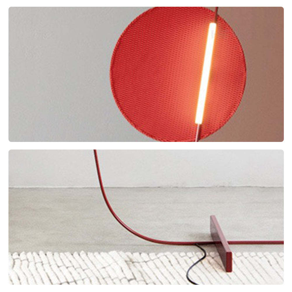 Red Elif Floor Lamp - Blood Moon Style Lighting