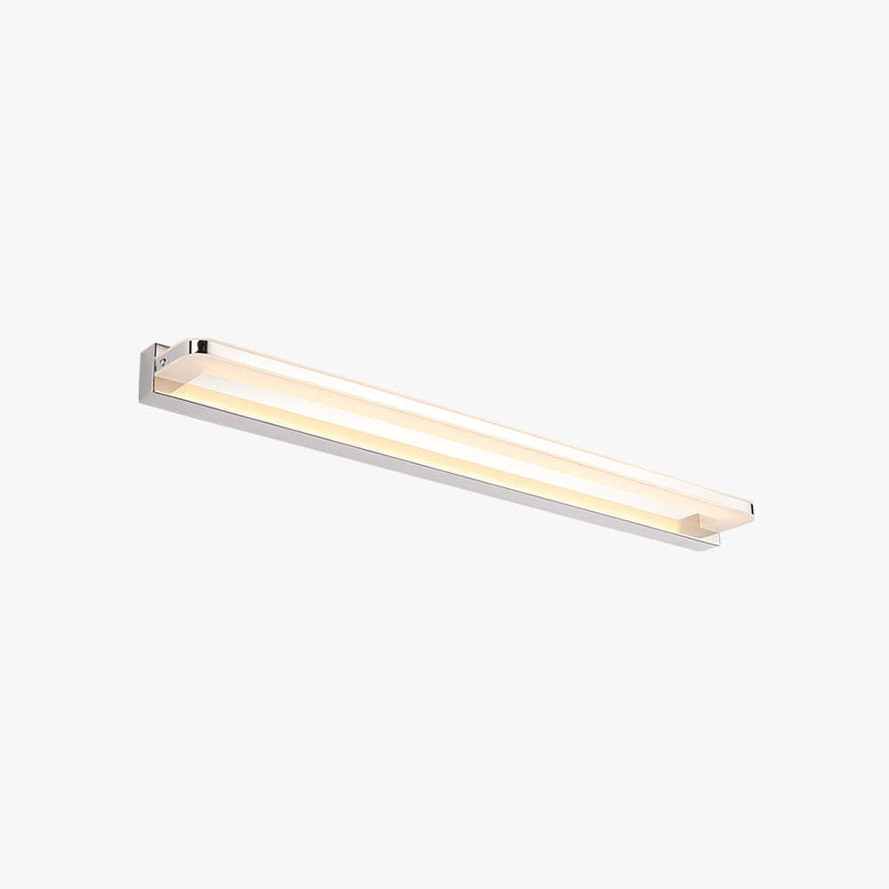 Leigh Nordic linear wall lamp, chrome finish