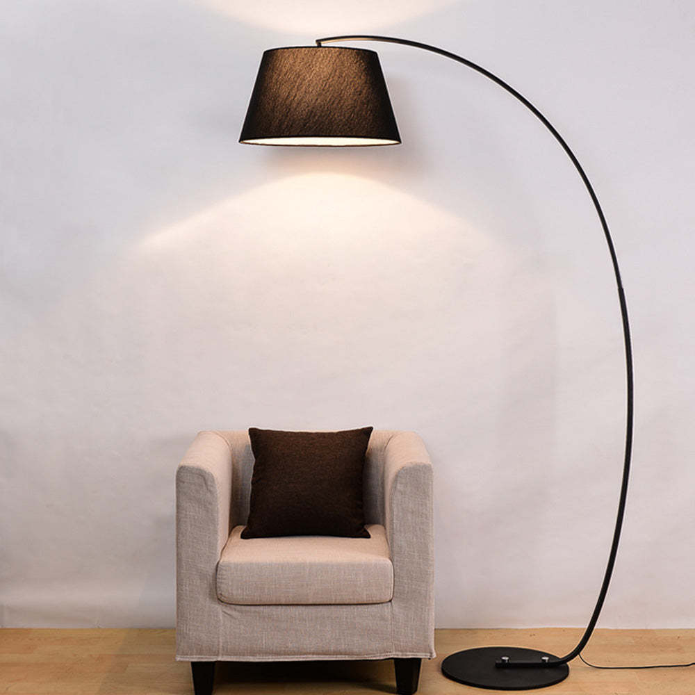 Salgado Arc Floor Lamp next to armchair