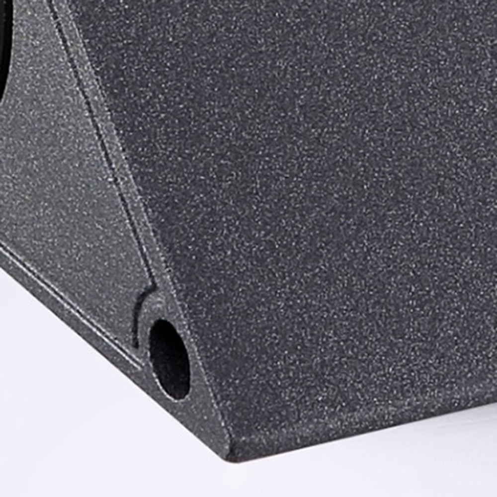 Orr Modern Triangle Step Light detail, metal texture