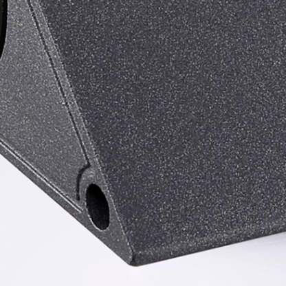 Orr Modern Triangle Step Light detail, metal texture