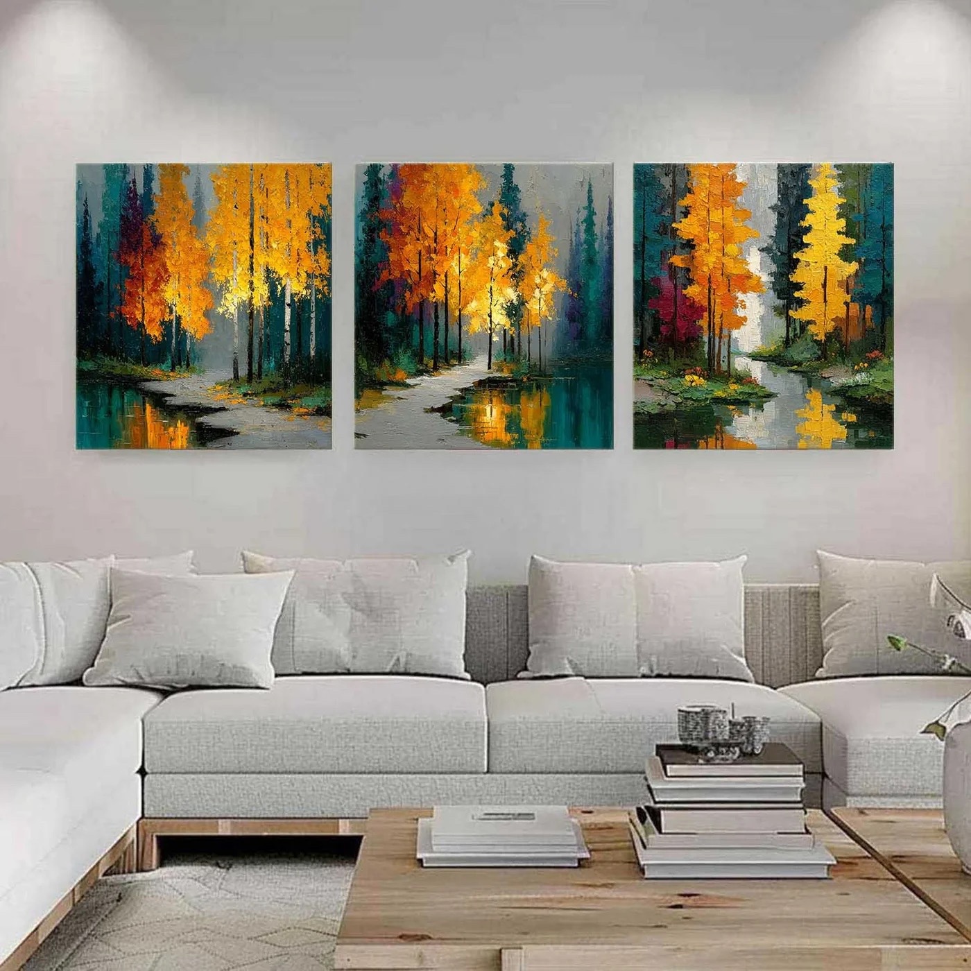 Colorful Landscape Art Set Of 3 #MS162