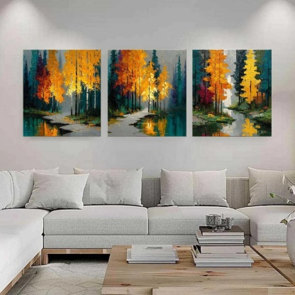 Colorful Landscape Art Set Of 3 #MS162