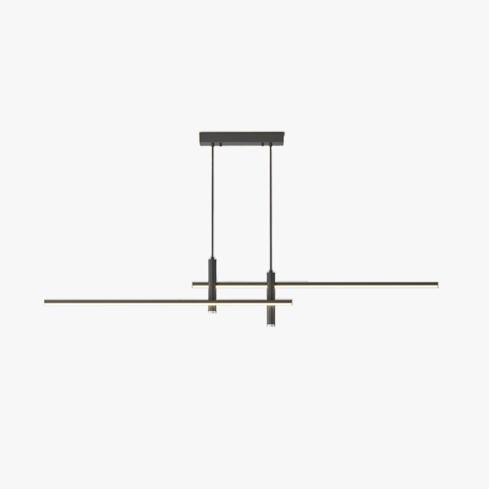 Edge Modern Metal Linear Pendant Light for Dining Room