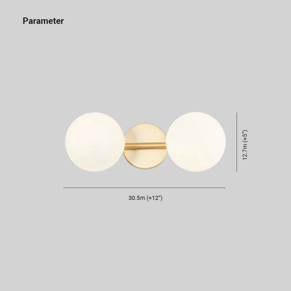 Valentina Modern Vanity Wall Lamp Dimensions