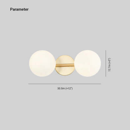Valentina Modern Vanity Wall Lamp Dimensions