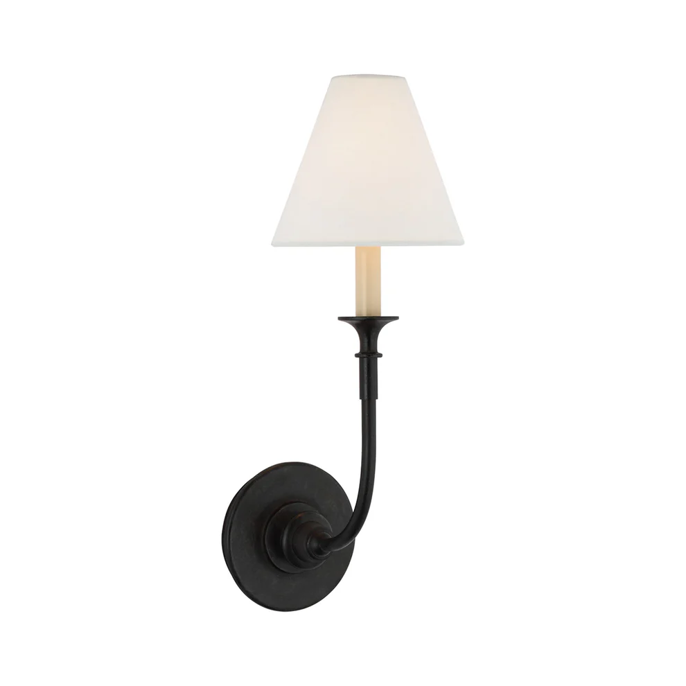 Austin Vintage Black Arm Wall Lamp