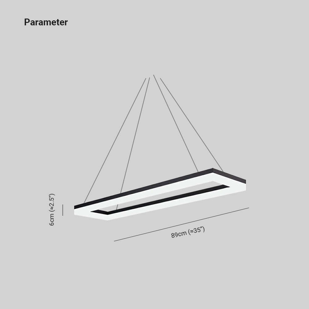 Bouvet LED Pendant Light dimension: 89cm x 6cm